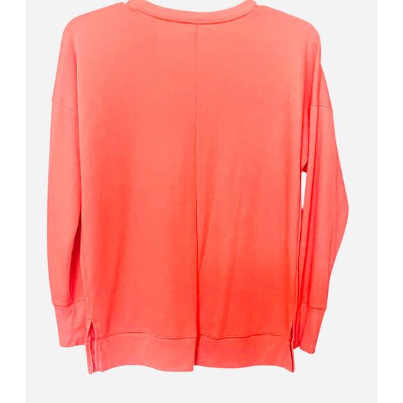 TEK GEAR ON-THE-GO GEAR LNG SLV CREW NECK PULL/OVER SWEATSHIRT, WOMENS, L, PEACH - Picture 5 of 11